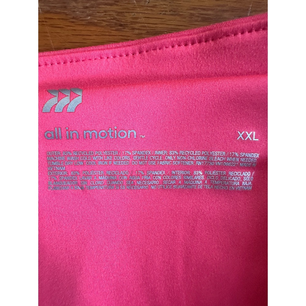 All in Motion Womens High-Rise Slim Fit Skort Pink XXL New With Tags - Picture 7 of 7